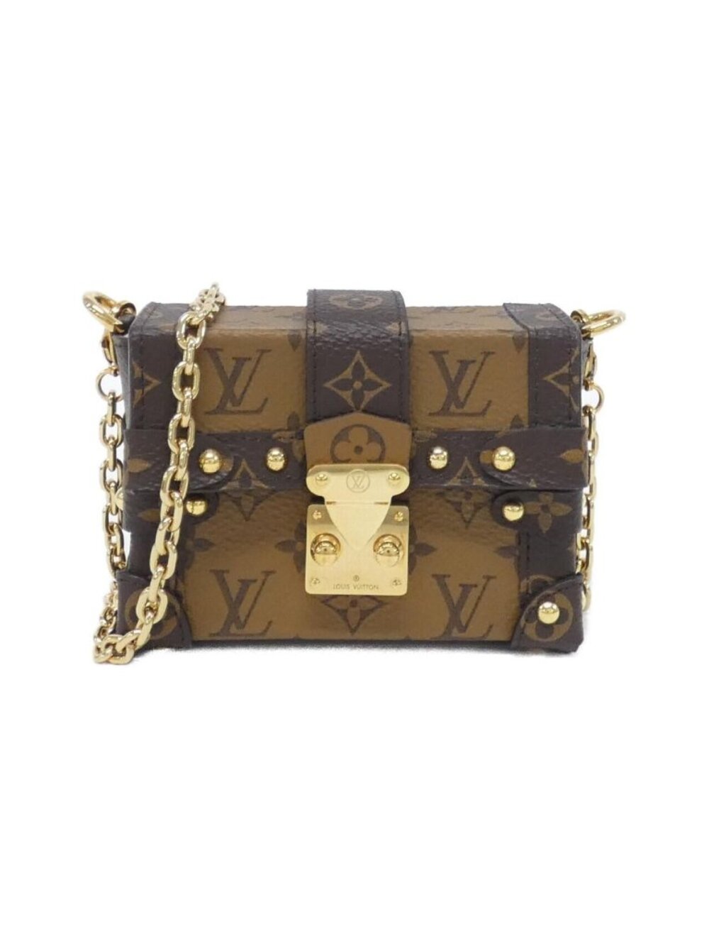 Louis Vuitton Monogram Reverse Essential Trunk Bag